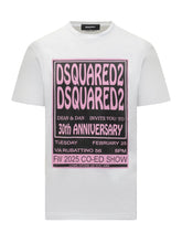 Dsquared2 White Anniversary Logo T-Shirt - COLLEZIONE TEAM EC | $store$