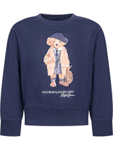 Polo Ralph Lauren Kids Felpa Blu con Polo Bear - Abbigliamento Bambini | $store$