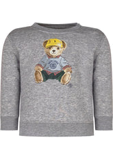 Ralph Lauren Kids Felpa Grigia con Orso - Abbigliamento Bambini | $store$
