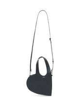 Coperni Mini Heart Tote Bag in Black Leather - COLLEZIONE TEAM EC | $store$