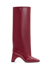 Coperni Bridge Bordeaux Leather Boots - COLLEZIONE TEAM EC | $store$