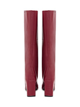 Coperni Bridge Bordeaux Leather Boots - COLLEZIONE TEAM EC | $store$