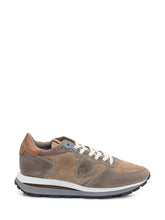 Philippe Model Tropez Haute Low in Brown and Grey Suede - COLLEZIONE TEAM EC | $store$