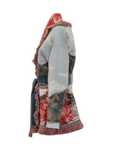 Alanui Cardigan with Tropical Pattern and Red Flowers - Alanui | $store$