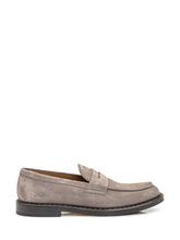 Doucal's Mocassino in Suede Grigio con Mascherina - COLLEZIONE TEAM EC | $store$