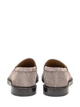 Doucal's Mocassino in Suede Grigio con Mascherina - COLLEZIONE TEAM EC | $store$