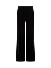 Emporio Armani Velvet Wide-Leg Pants - COLLEZIONE TEAM EC | $store$