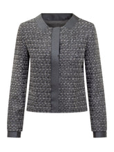 Emporio Armani Tweed Jacket with Satin Details - COLLEZIONE TEAM EC | $store$