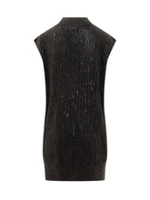 Emporio Armani Sleeveless Dress with Rhinestones - COLLEZIONE TEAM EC | $store$