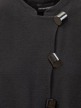 Emporio Armani Women s Black Jacket with Decorative Buttons - COLLEZIONE TEAM EC | $store$