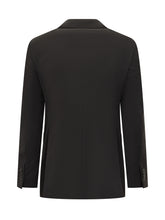 Blazer Monopetto Nero Emporio ArmanI - Abbigliamento Uomo | $store$