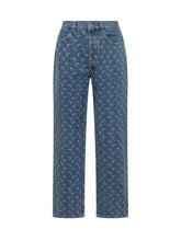 Marine Serre Blue Moon Print Jeans - COLLEZIONE TEAM EC | $store$