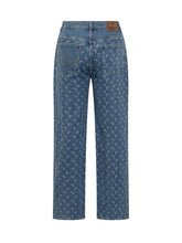 Marine Serre Blue Moon Print Jeans - COLLEZIONE TEAM EC | $store$