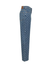 Marine Serre Blue Moon Print Jeans - COLLEZIONE TEAM EC | $store$