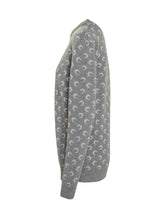 Grey Sweater with Moon Print by Marine Serre - COLLEZIONE TEAM EC | $store$