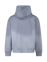 Marine Serre Grey Hoodie with All-Over Logo - COLLEZIONE TEAM EC | $store$