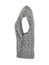 Sweater with Moon Print and V-Neck by Marine Serre - COLLEZIONE TEAM EC | $store$