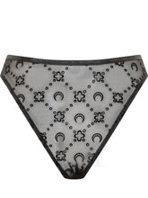 Marine Serre Slip in Tulle con Ricami Logo - Abbigliamento Donna | $store$