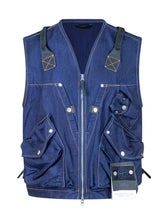 Stone Island Gilet in Denim Blu - Abbigliamento Uomo | $store$