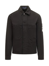 Stone Island Giacca Bull Denim Nera - Abbigliamento Uomo | $store$