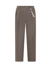 Santaniello Pantaloni Marroni a Vita Alta - Abbigliamento Uomo | $store$