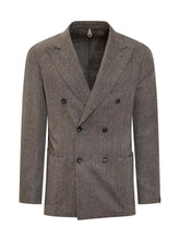 Santaniello Giacca Doppiopetto a Spina di Pesce - Abbigliamento Uomo | $store$