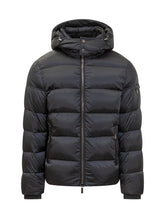 Piumino corto nero con cappuccio staccabile Moorer - Abbigliamento Uomo | $store$