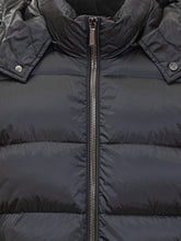 Piumino corto nero con cappuccio staccabile Moorer - Abbigliamento Uomo | $store$