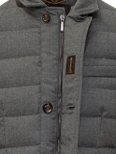 MooRer Giacca Trapuntata in Lana Grigia - Abbigliamento Uomo | $store$