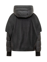 MooRER Pegaso Black Wool and Nylon Jacket - COLLEZIONE TEAM EC | $store$