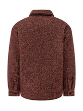 Emporio Armani Burgundy Wool Overshirt - COLLEZIONE TEAM EC | $store$