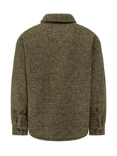 Emporio Armani Green Wool Overshirt - COLLEZIONE TEAM EC | $store$