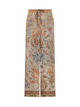 Pierre-Louis Mascia Wide-Leg Tapestry Silk Pants - COLLEZIONE TEAM EC | $store$