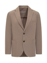 Circolo Beige Stretch Cotton Blazer - Circolo | $store$
