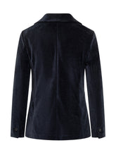 Circolo Giacca in Velluto Blu - Abbigliamento Donna | $store$