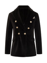 Circolo Double-Breasted Velvet Jacket - Circolo | $store$