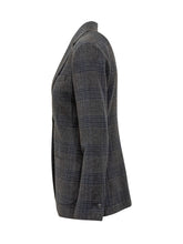 Circolo Checked Single-Breasted Blazer - Circolo | $store$