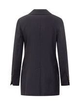 Circolo Pinstripe Double-Breasted Blazer - Circolo | $store$