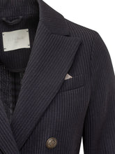 Circolo Pinstripe Double-Breasted Blazer - Circolo | $store$