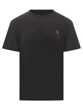 T-shirt nera in cotone Polo Ralph Lauren - Abbigliamento Uomo | $store$
