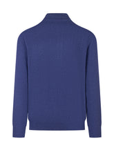 Polo Ralph Lauren Blue Half-Zip Sweater - COLLEZIONE TEAM EC | $store$