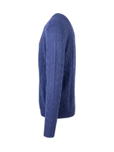 Polo Ralph Lauren Royal Blue Cable Knit Sweater - COLLEZIONE TEAM EC | $store$