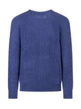 Polo Ralph Lauren Royal Blue Cable Knit Sweater - COLLEZIONE TEAM EC | $store$