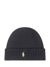 Polo Ralph Lauren Knit Beanie with Logo - COLLEZIONE TEAM EC | $store$