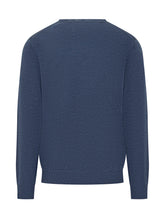 Polo Ralph Lauren Blue Mélange Virgin Wool Sweater - COLLEZIONE TEAM EC | $store$