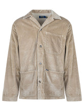 Polo Ralph Lauren Giacca in Velluto a Coste Beige - Abbigliamento Uomo | $store$