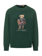 Polo Ralph Lauren Green Sweatshirt with Polo Bear - COLLEZIONE TEAM EC | $store$