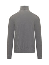 Malo Gray Lightweight Wool Turtleneck Sweater - COLLEZIONE TEAM EC | $store$