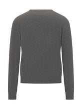 Malo Grey Virgin Wool V-Neck Sweater - COLLEZIONE TEAM EC | $store$