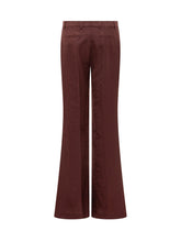 Etro Pantaloni Flare Bordeaux Jacquard - Abbigliamento Donna | $store$